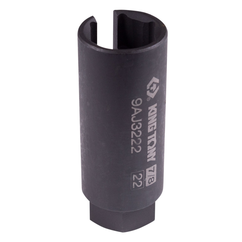 KING TONY Головка для кислородных датчиков 3/8", 22 мм, разрезная, глубокая 9AJ3222