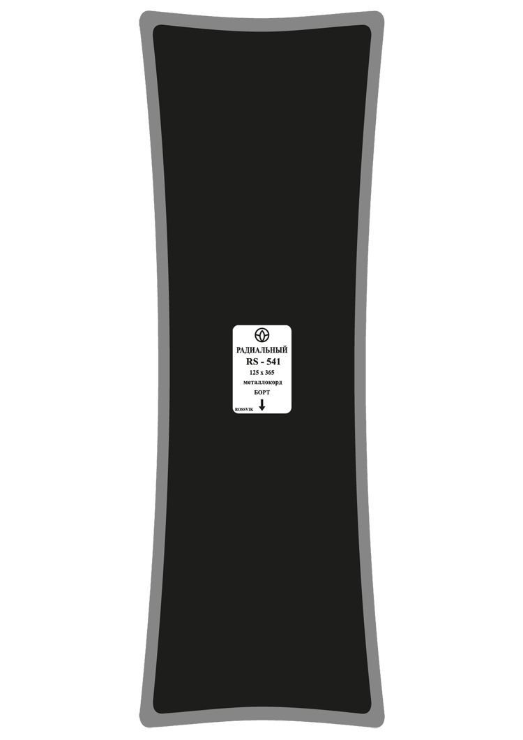 Пластырь RS-541 м/корд 125х365мм