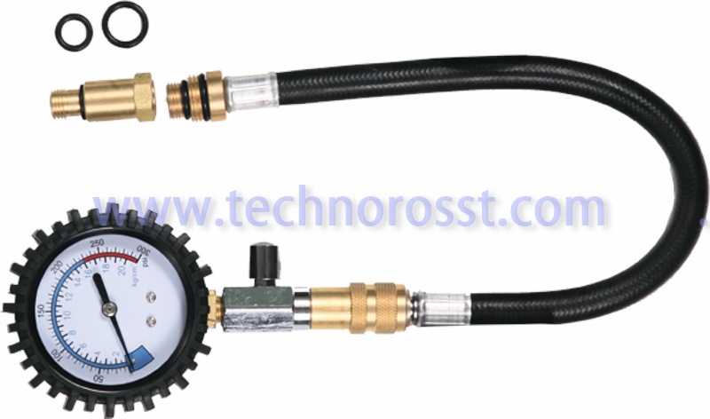 MACTAK Компрессометр бензиновый, 0-20 атм  120-10020