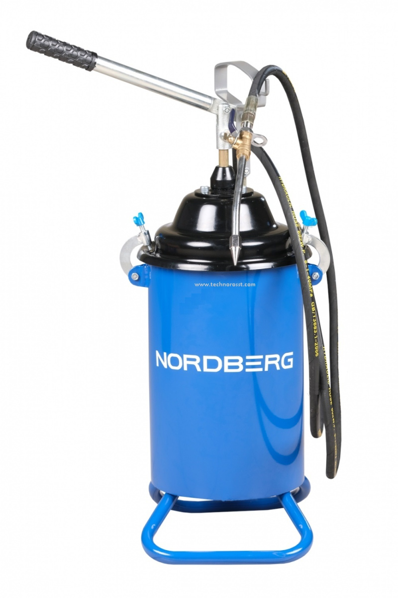 Установка для раздачи густой смазки ручная, 12 л NORDBERG N5012