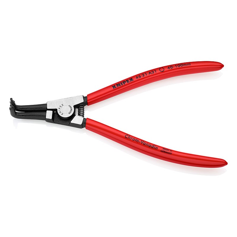 Щипцы для стопорных колец черненые, 200 mm KNIPEX KN-4621A31