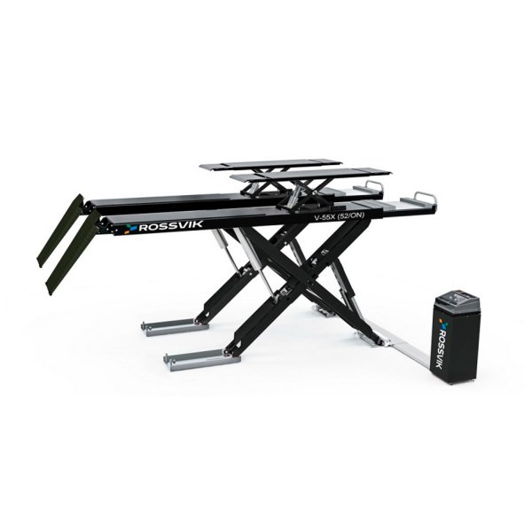 Автоподъемник ножничный ROSSVIK PRO V-55X (52/ON) напольный для р/с, г/п 5.5т, 380В RAL7040 Серый
