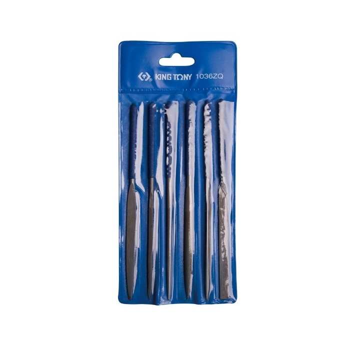 KING TONY Набор надфилей, 6 предметов 1036ZQ