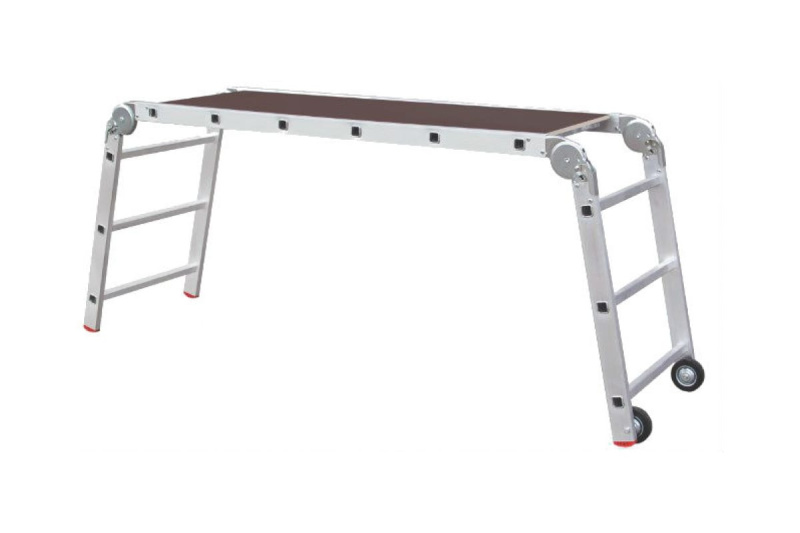 Новая высота рабочие подмости NV 334, 3+6+3 ПРОФ со съемной пл-кой и колёсиками 3340363