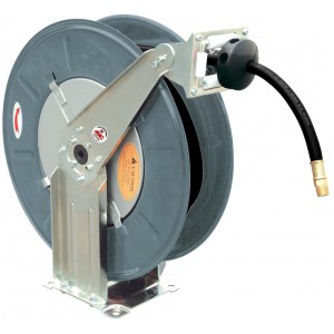 Катушка открытая, неповоротная, со шлангом для густых смазок 15 м, 400 бар, 1/4" APAC 1732.G
