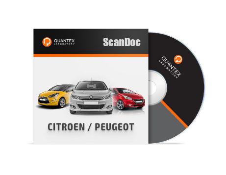 Программный модуль CITROEN/PEUGEOT для Scandoc Quantex SD14