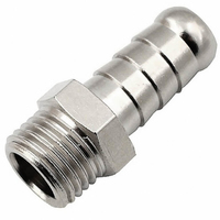 Штуцер Pegas елочка с наружной резьбой 10мм 1/2" 4011