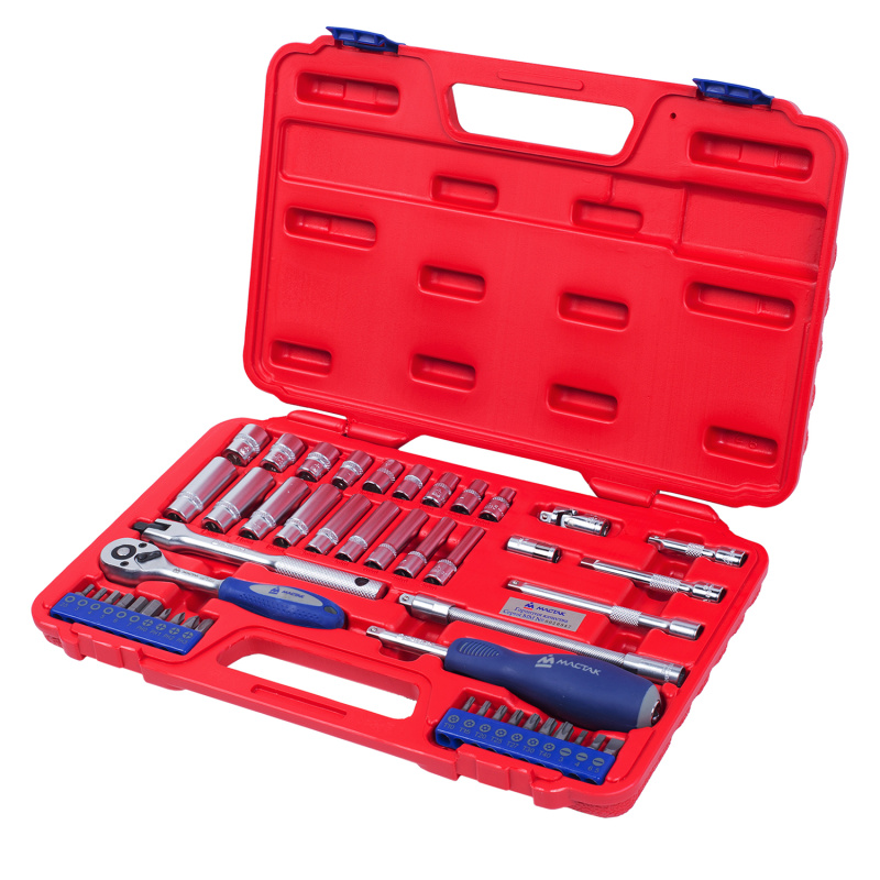 MACTAK Набор торцевых головок с принадлежностями 1/4", 47 пр. 0-247C